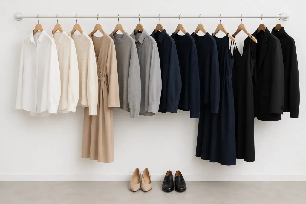 KonMari w szafie — jak zorganizować garderobę