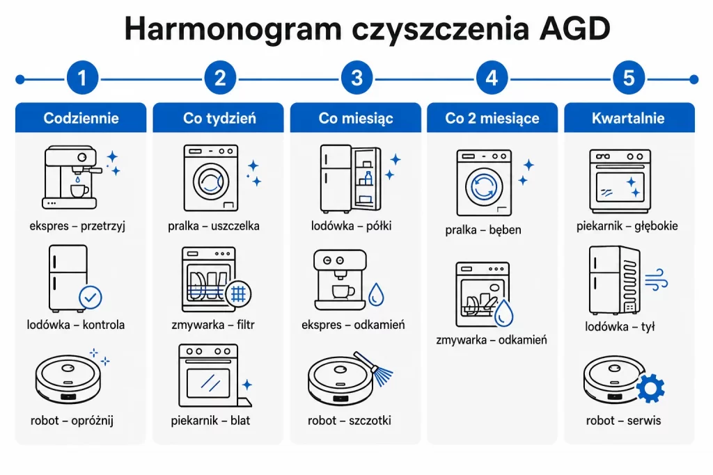 Czyszczenie AGD — jak przedłużyć żywotność