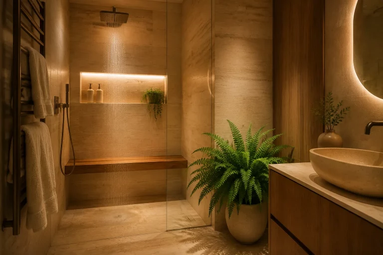 Łazienka jak spa 2026 — mała przestrzeń, duży efekt