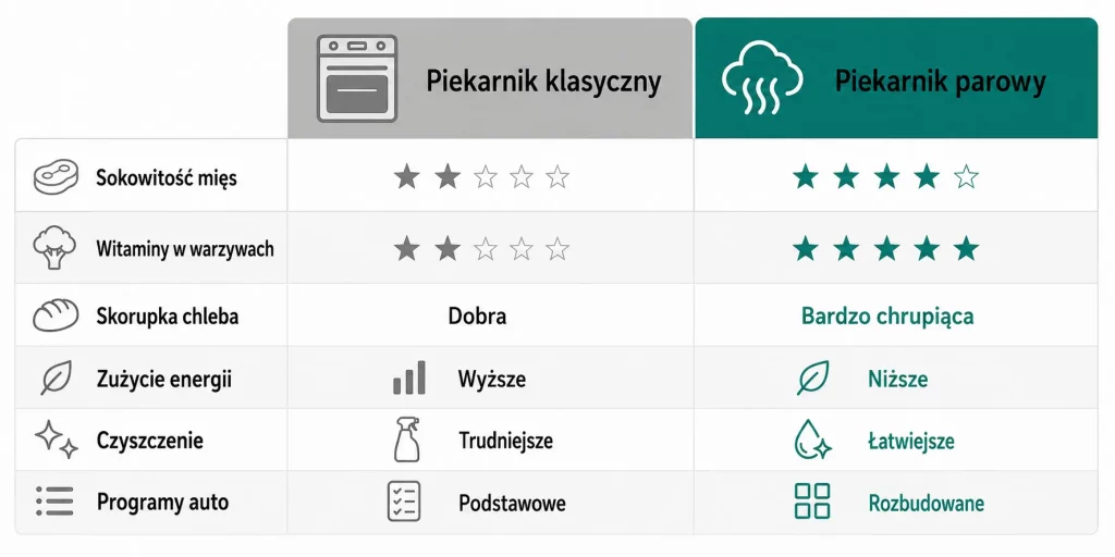 Piekarniki parowe multifunctional — co warto wybrać 2026