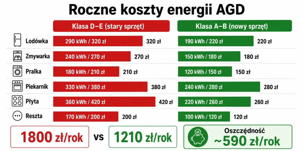 AGD energooszczędne — jak wybrać 2026