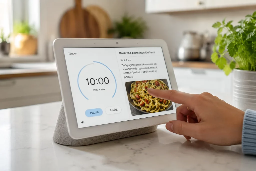 Smart home w kuchni — Bosch, Samsung, Apple