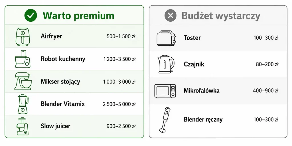 Sprzęty małe AGD — co warto w 2026