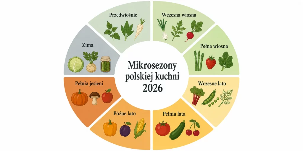 Sezon 2026 w polskiej kuchni — kompletny przewodnik kulinarny