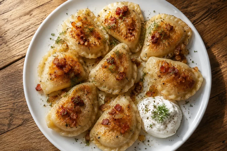 Pierogi ruskie z polskim twarogiem od podstaw