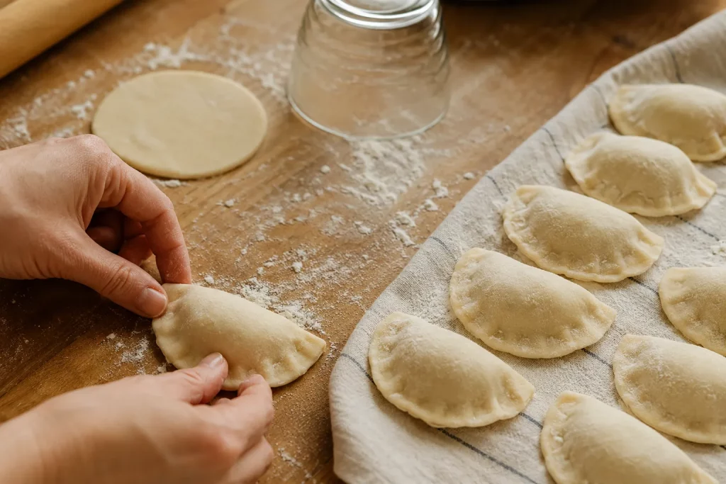 Pierogi ruskie z polskim twarogiem od podstaw