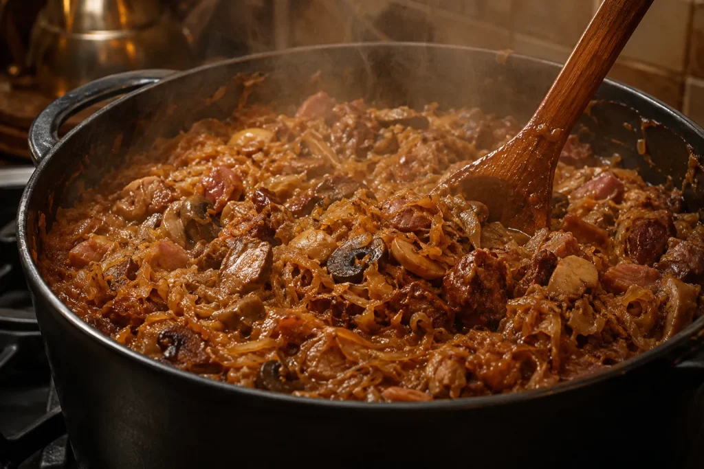 Bigos zero-waste z resztek warzyw