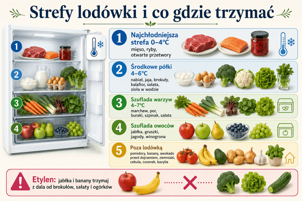 Jak przechowywać warzywa i owoce w lodówce latem — kompletny poradnik