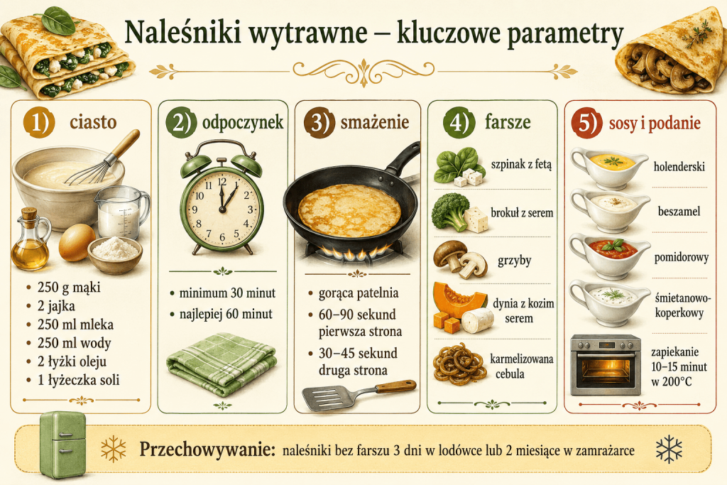 Naleśniki wytrawne z warzywami w sosie holenderskim — kompletny przewodnik