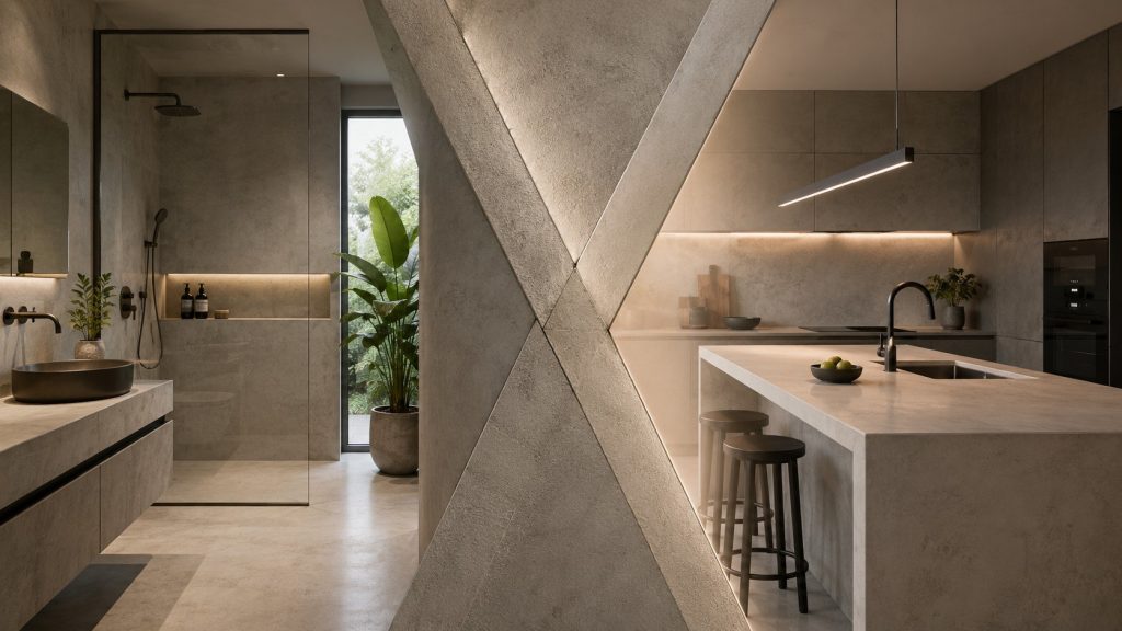 Ile kosztuje mikrocement w łazience i kuchni i jakie błędy mogą zniszczyć efekt