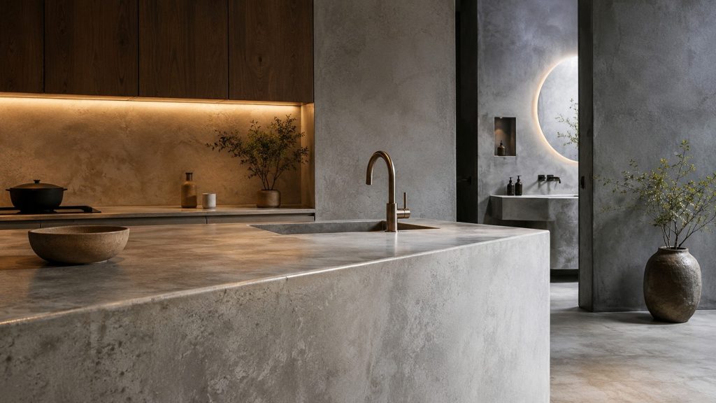 Ile kosztuje mikrocement w łazience i kuchni i jakie błędy mogą zniszczyć efekt