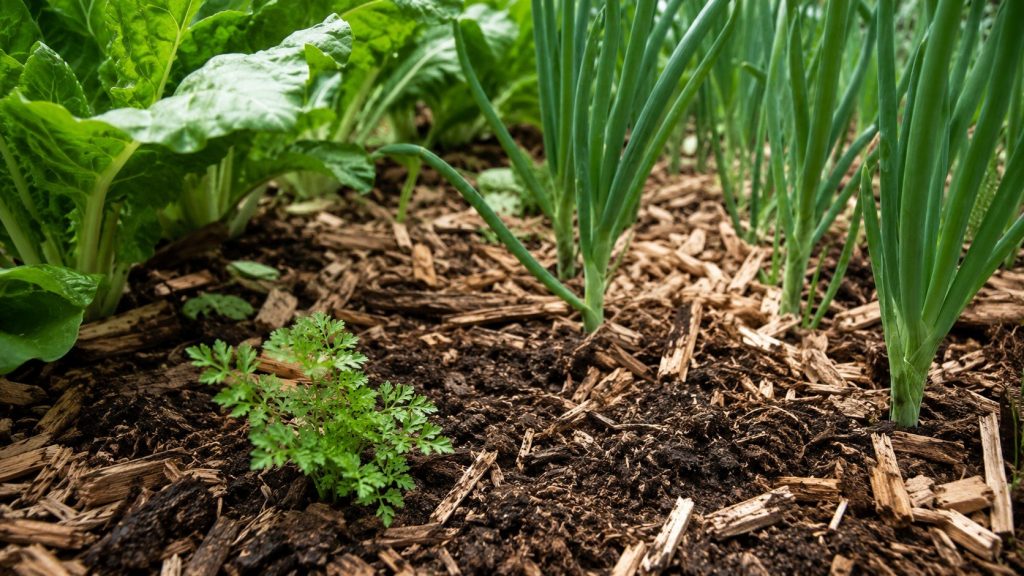 Naturalna ściółka zamiast agrotkaniny: słoma, kora, zrębki i kompost w praktyce