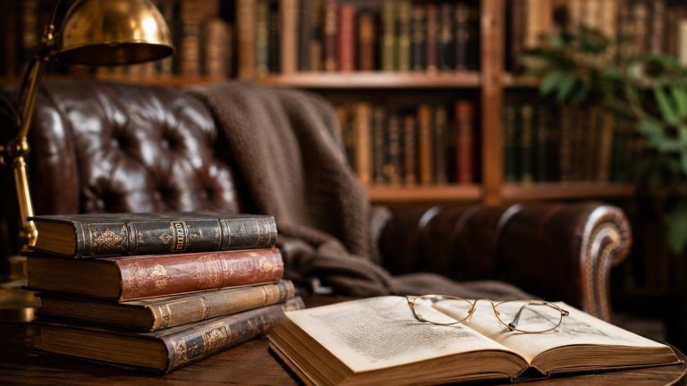 Wnętrze inspirowane biblioteką: jak urządzić domową przestrzeń do czytania i skupienia Wnętrze inspirowane biblioteką wymaga dobrego światła, wygodnego fotela i bezpiecznych regałów. Sprawdź, jak urządzić domową przestrzeń do czytania, pracy i skupienia.