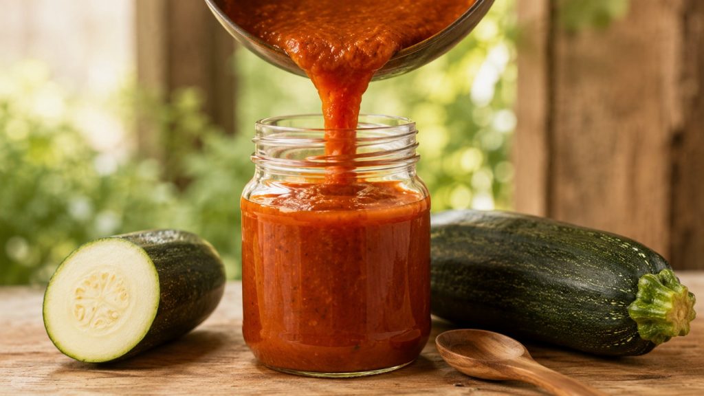 Ketchup z cukinii bez obierania — prosty sposób na nadmiar warzyw z ogrodu