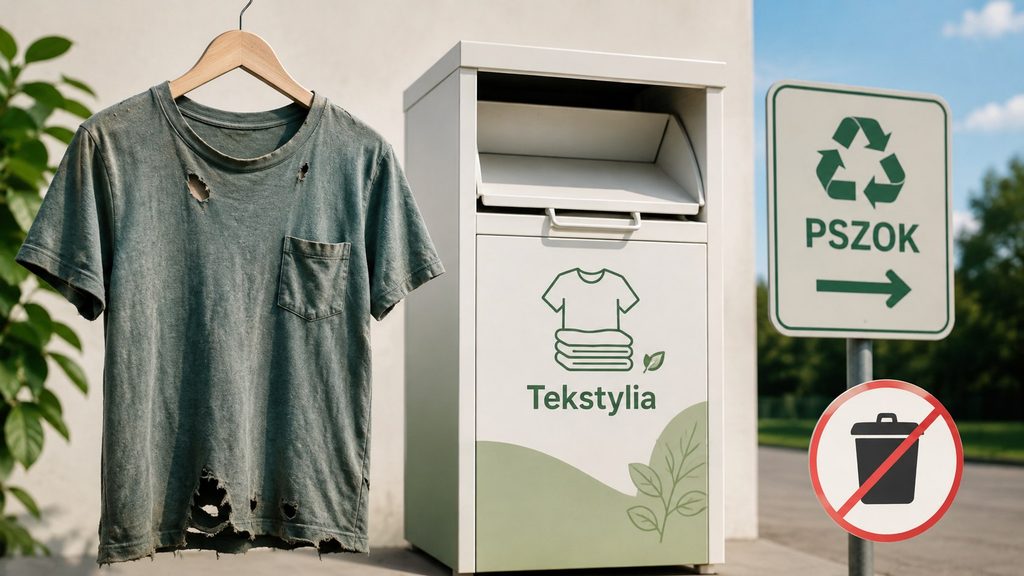 Gdzie wyrzucić zniszczone ubrania w Polsce w 2026 roku? Nowe zasady dla tekstyliów i odzieży