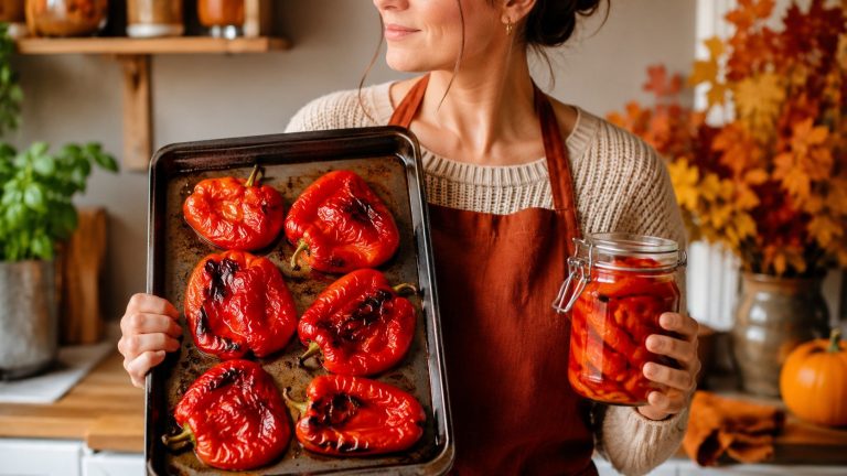 Pieczona papryka do zamrażarki krok po kroku: jak upiec, obrać, schłodzić i porcjować warzywa, by jesienią szybko przygotować sosy, zupę, gulasz lub dodatek do obiadu. Sprawdź zasady mrożenia w domu.