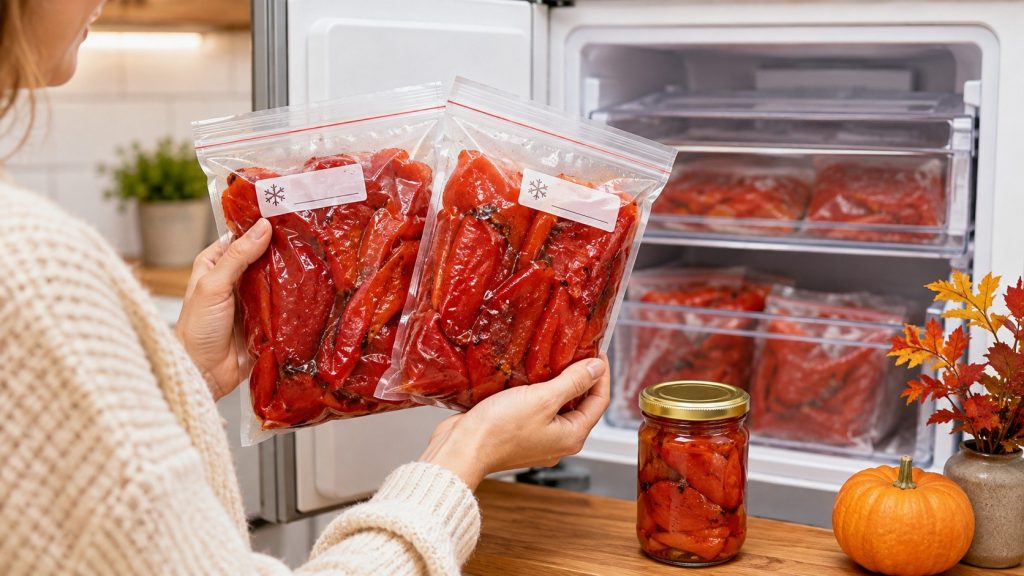 Pieczona papryka do zamrażarki — zdejmij skórkę raz i przygotuj bazę na obiady na całą jesień