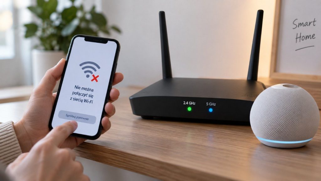 Smart urządzenie nie łączy się z nowym routerem? Problemem może być 5 GHz, nie sam sprzęt