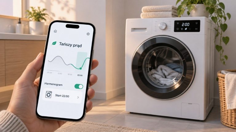 Smart home uruchamia pralkę, gdy energia jest tańsza. Wyjaśniamy, jak działają taryfy dynamiczne, SmartGrid, SmartStart, liczniki zdalnego odczytu i automatyzacja AGD w Polsce w 2026 roku w praktyce.