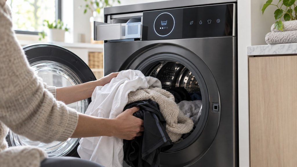 Jak Miele Cary rozpoznaje tkaniny przed praniem i dobiera program, cykl, temperaturę oraz detergent