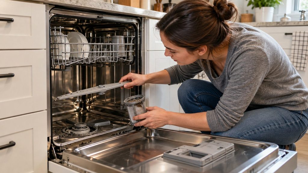 Zmywarka nie rozpuszcza tabletki — co sprawdzić, zanim wezwiesz serwis