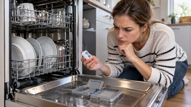 Zmywarka nie rozpuszcza tabletki — co sprawdzić, zanim wezwiesz serwis Zmywarka nie rozpuszcza tabletki? Sprawdź dozownik, ułożenie naczyń, ramiona spryskujące, filtr i program. Poznaj objawy, przy których potrzebny jest serwis.