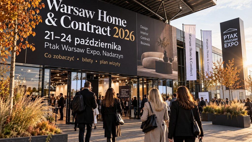 Warsaw Home & Contract 2026: targi 21–24 października — co zobaczyć, bilety i jak zaplanować wizytę