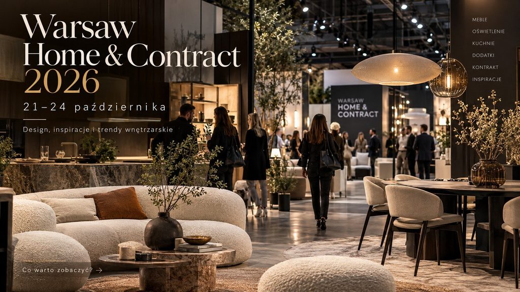 Warsaw Home & Contract 2026: targi 21–24 października — co zobaczyć, bilety i jak zaplanować wizytę
