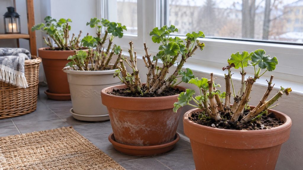 Pelargonie po sezonie – jak je przyciąć i przechować do wiosny bez piwnicy