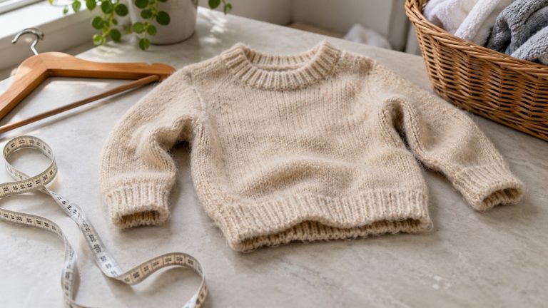 Sweter skurczył się w praniu. Czy można odzyskać rozmiar bez rozciągania włókien Sweter skurczył się w praniu? Sprawdź, jak odróżnić sfilcowanie od zmiany kształtu i kiedy wilgotne formowanie pomoże odzyskać rozmiar bez szarpania włókien.