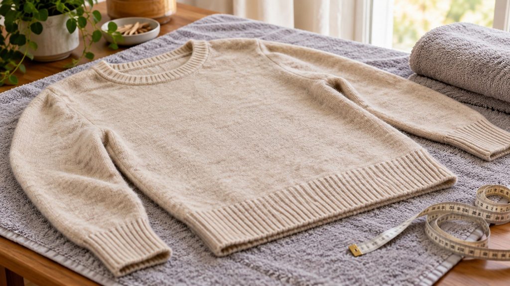 Sweter skurczył się w praniu. Czy można odzyskać rozmiar bez rozciągania włókien