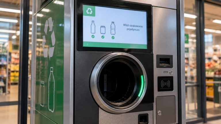 Automat kaucyjny nie działa lub jest pełny? Sprawdź, czy sklep musi przyjąć butelki ręcznie, oddać kaucję w gotówce i co zrobić w przypadku odmowy.