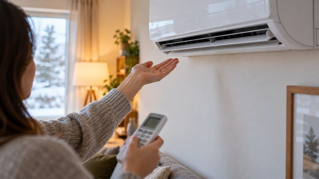 Klimatyzator grzeje, ale co kilkadziesiąt minut zatrzymuje nawiew. Czy to odszranianie